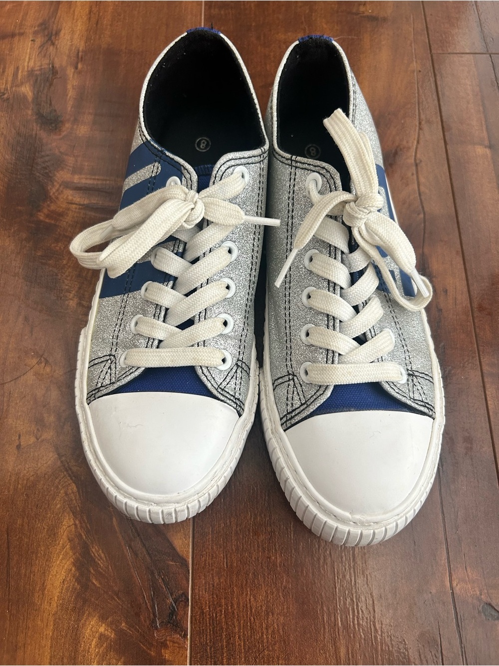 FOCO NY giants glitter low top sneakers 8 - Picture 8 of 9